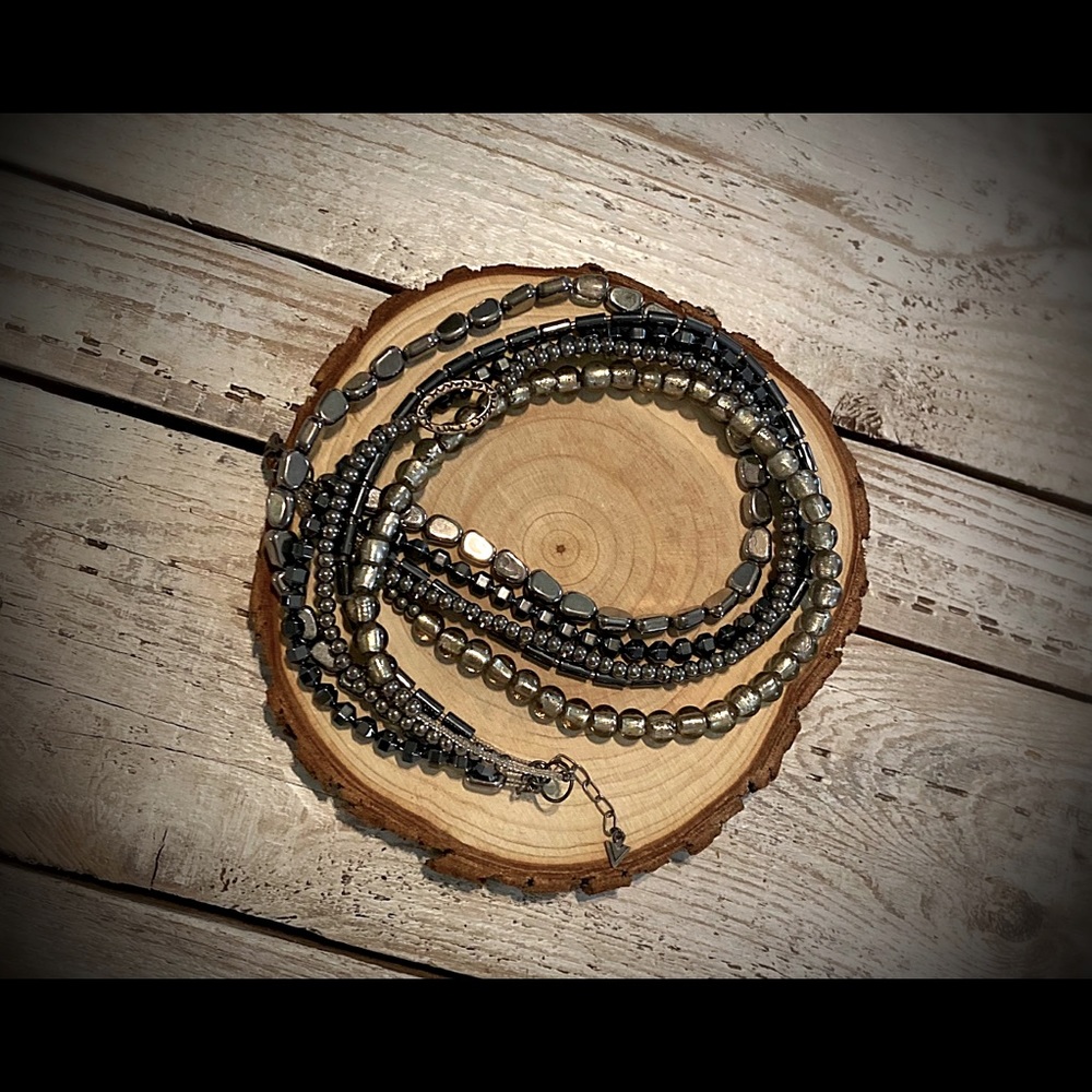 White House Black Market Jewelry | Color: Black/Silver | Excellent Condition